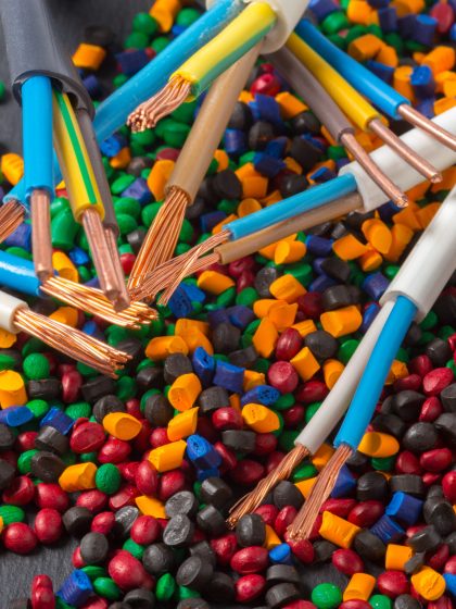 Colorful Plastic Polymer Granules for cable